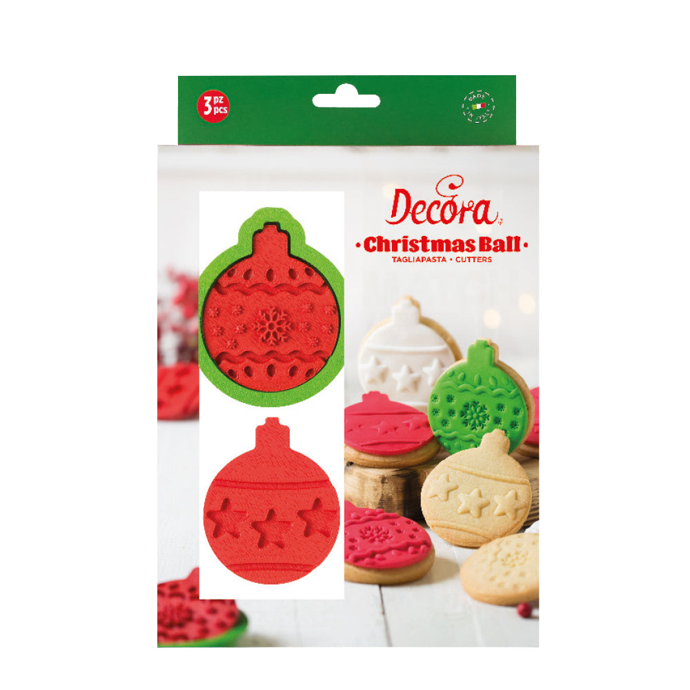 Conjunto de Cortador e Marcador de Bolas de Natal -