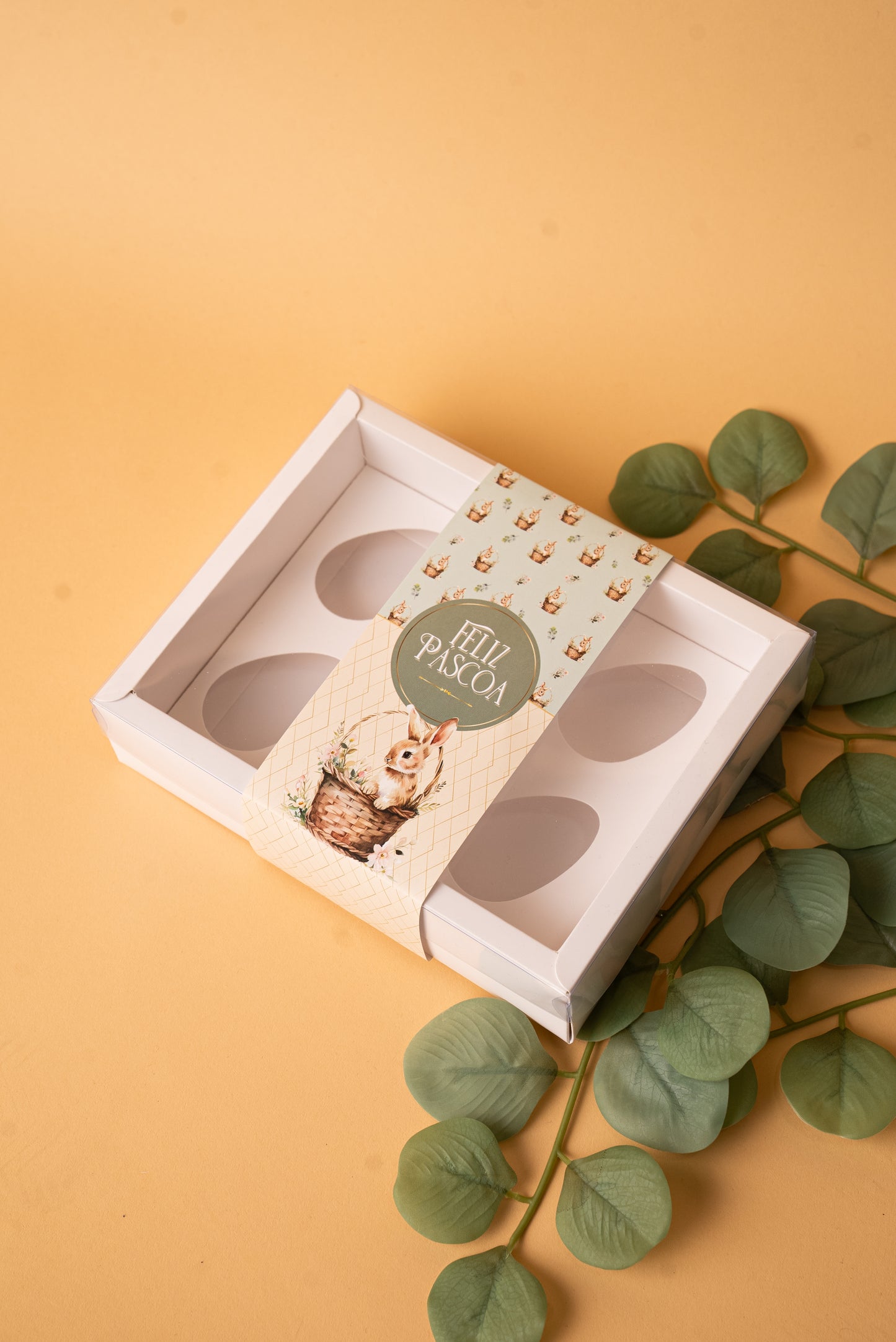 Cinta Para Caixa 6 Mini-Ovos 50g - Linha Florescer
