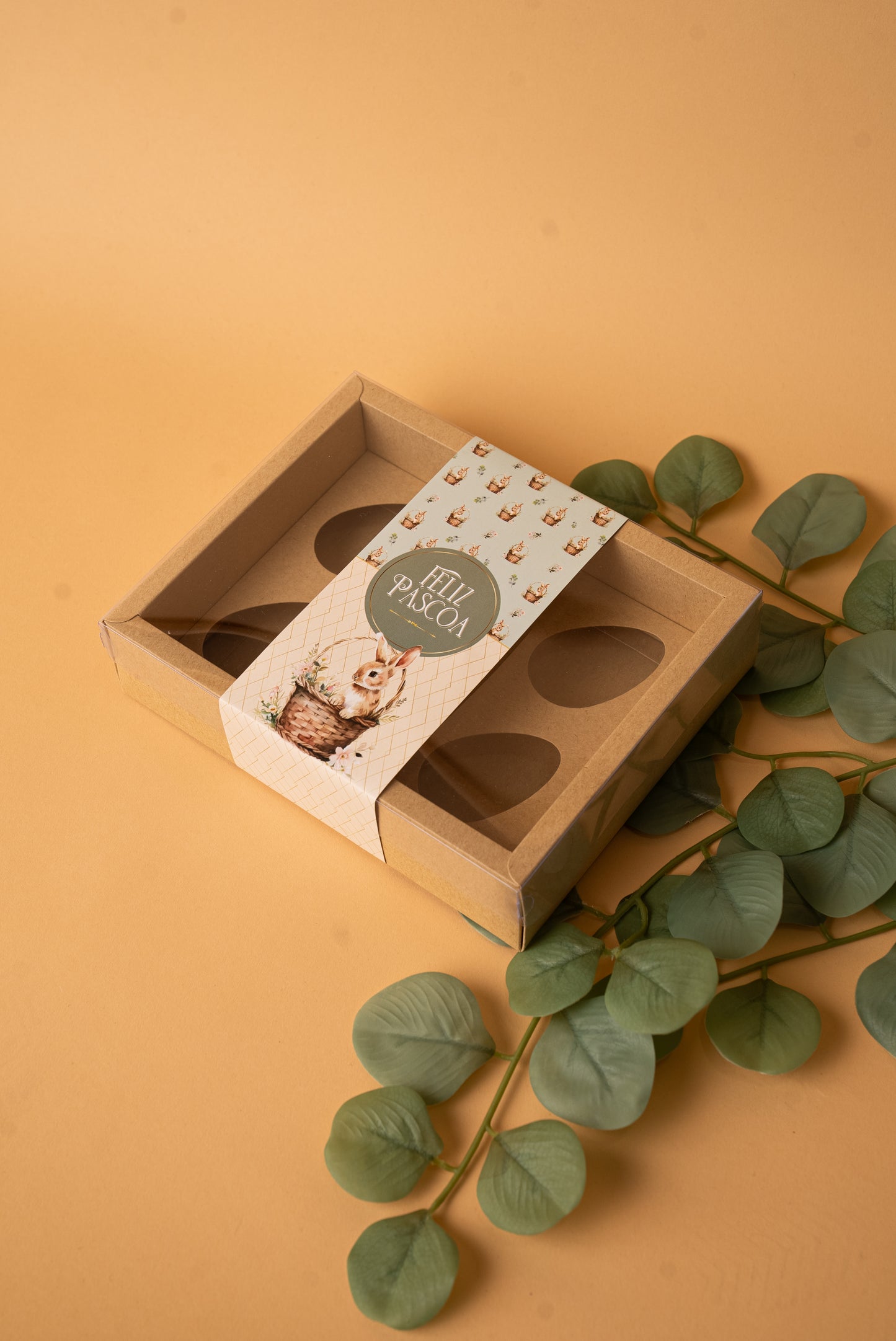 Cinta Para Caixa 6 Mini-Ovos 50g - Linha Florescer