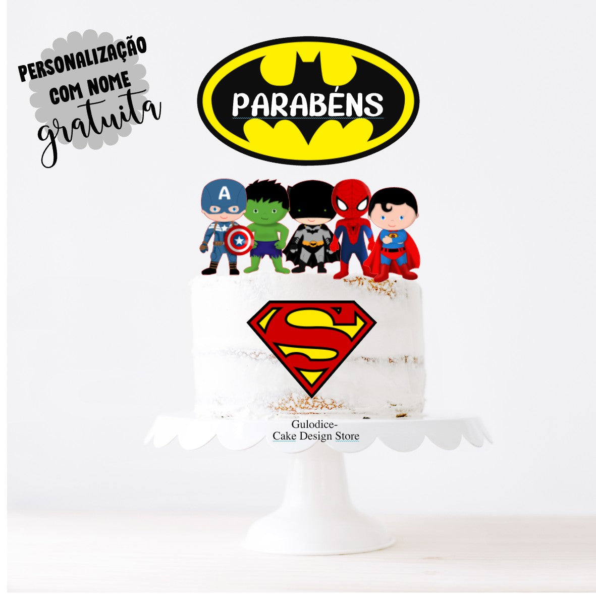 Topo Avengers Baby - Ref. 001