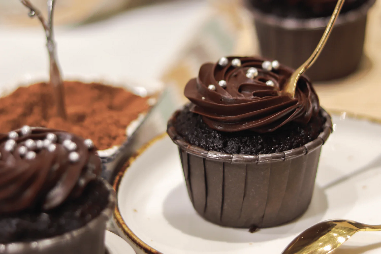 Forma Cupcake Castanha - Pack 20un