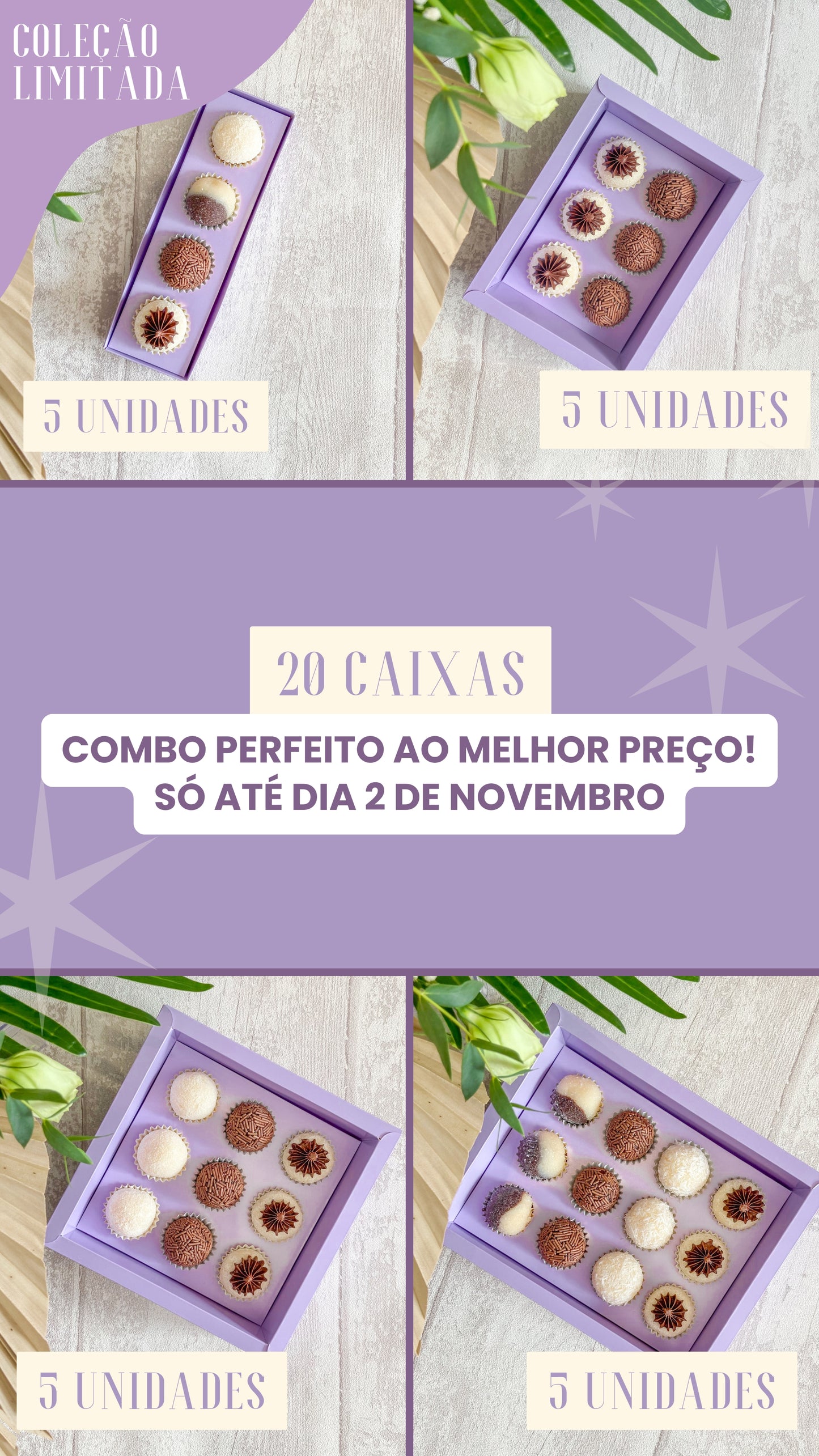 Combo 20 Caixas Lavanda - EDIÇÃO LIMITADA