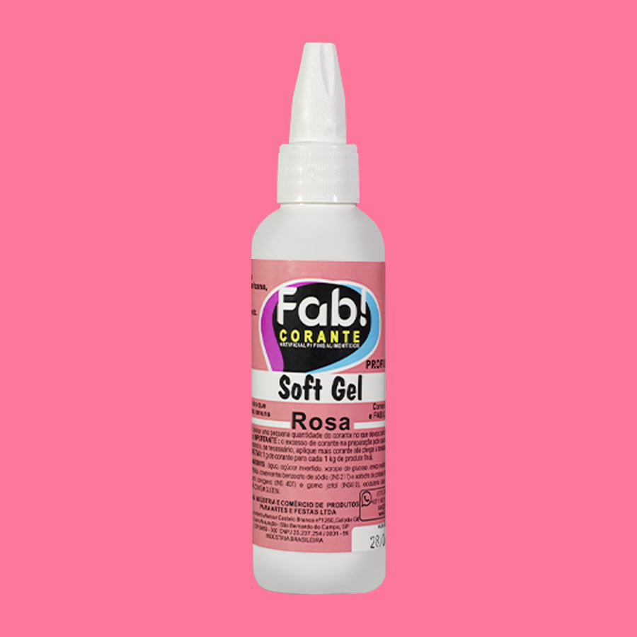 Corante SoftGel 60gr Rosa