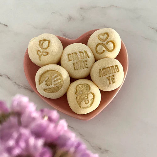 6 Stamps for Brigadeiro (Brazilian chocolate fudge balls) for Mother's Day