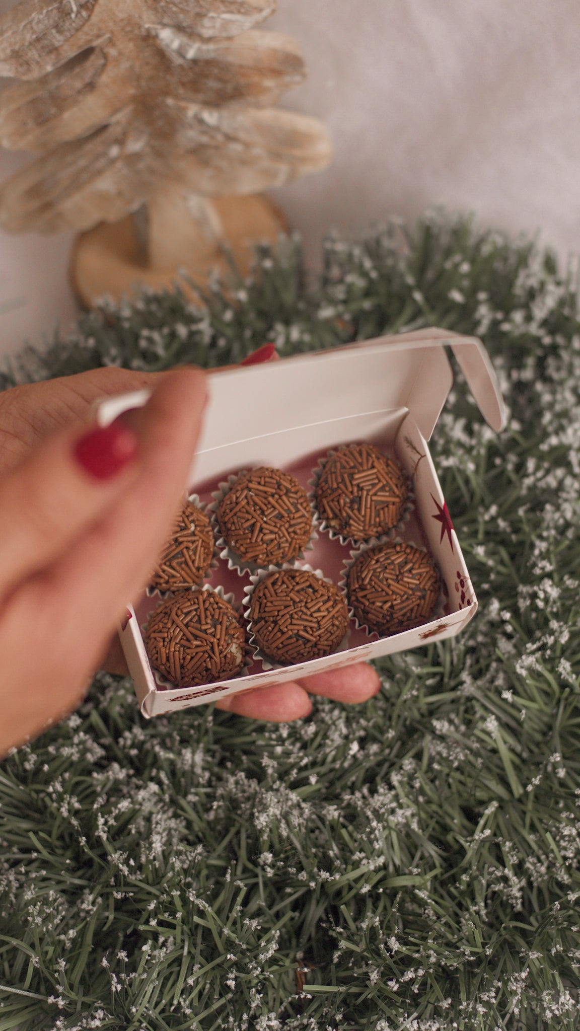 Caixa Presente Natal 6,5x10cm - Pack 10UN