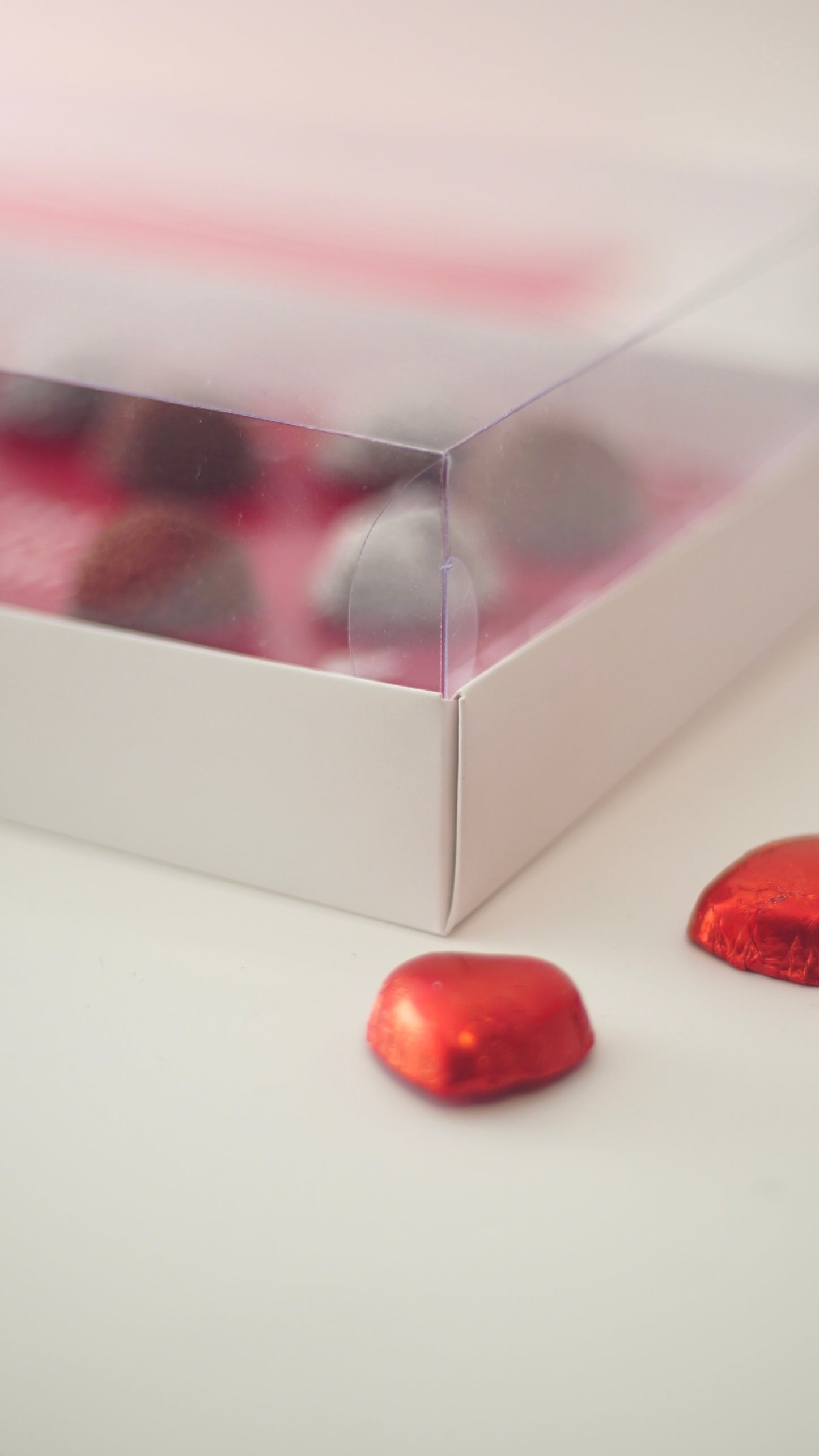 Caixa Coração 10 Brigadeiros - Dia dos Namorados - Branca