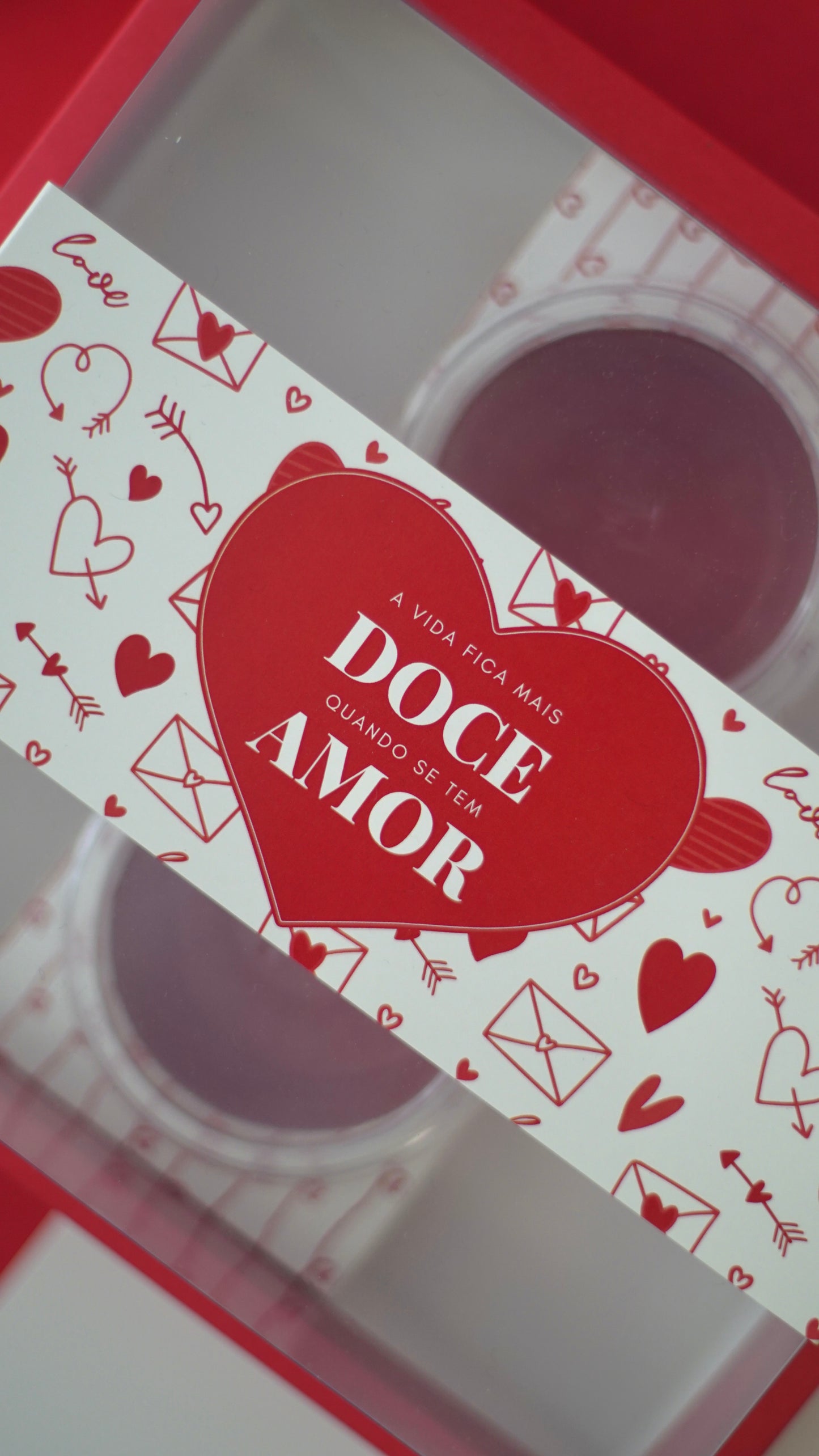 Caixa Fondue c/ Taças - Dia dos Namorados
