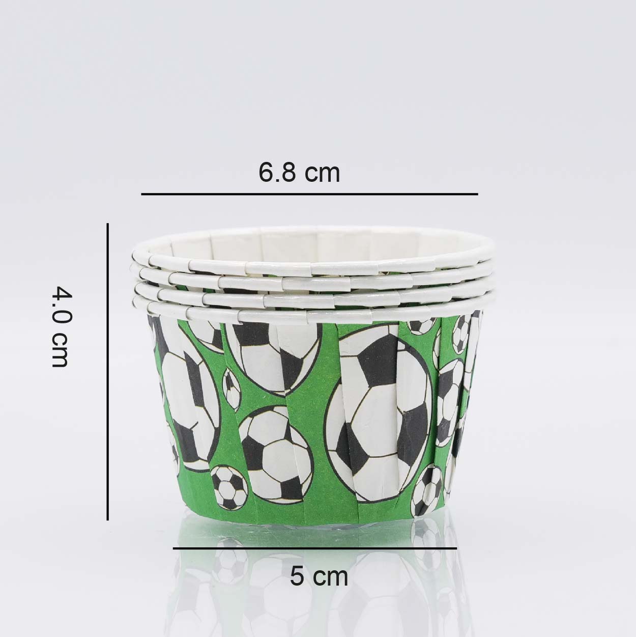 Cápsulas Cupcake Futebol - 24UN
