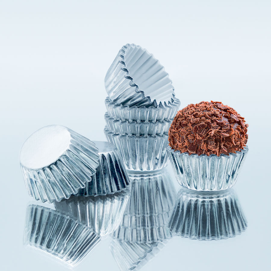 Forma Brigadeiro Metalizada nr.5 Prata