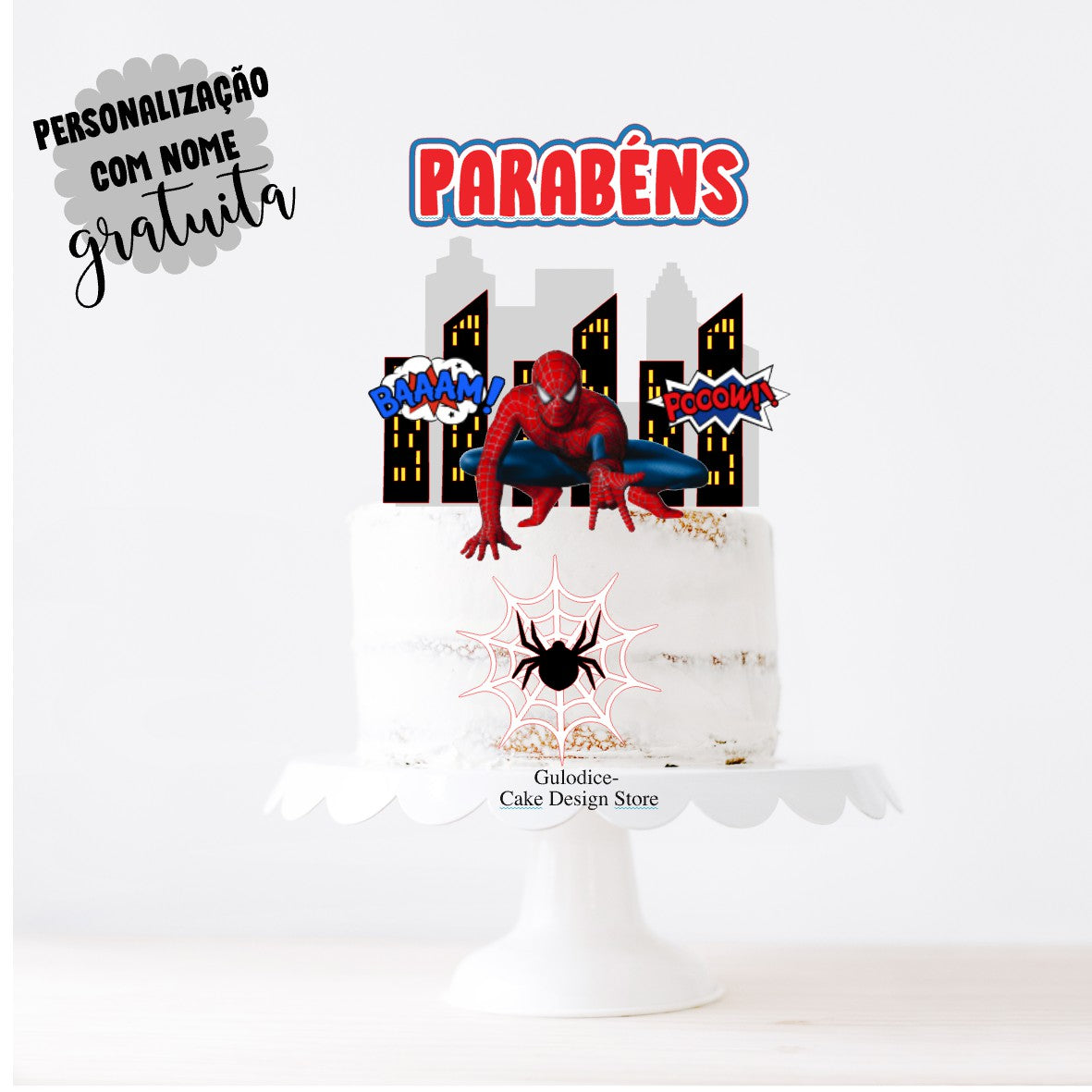 Topo Homem Aranha - Ref. 002
