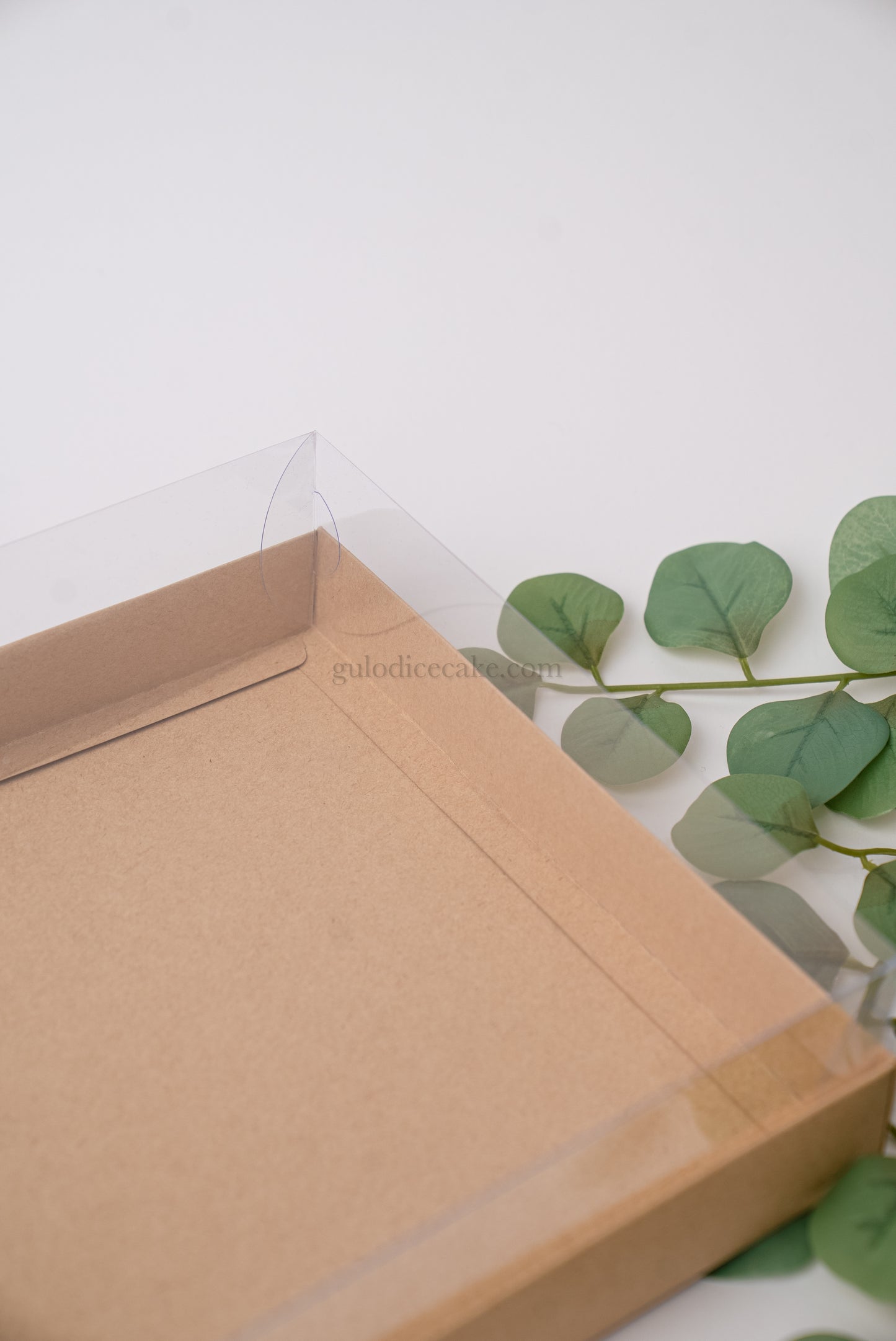 Caixa 25x25x4cm c/ Tampa PVC - Kraft