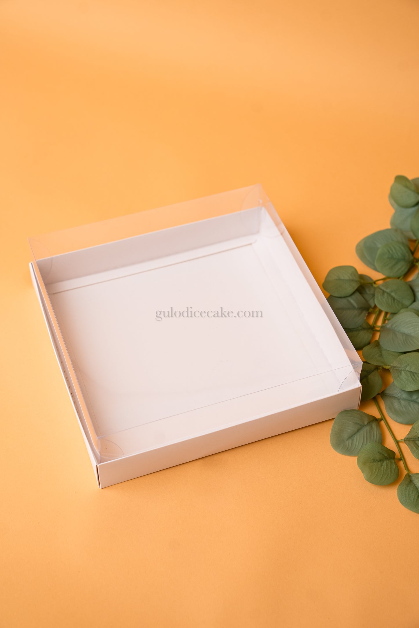 Caixa 25x25x4cm c/ Tampa PVC - Branca