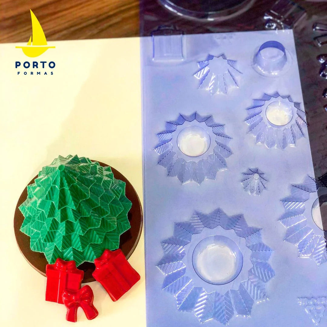 Folha de Modelagem - Árvore de Natal 3D - COD. 859