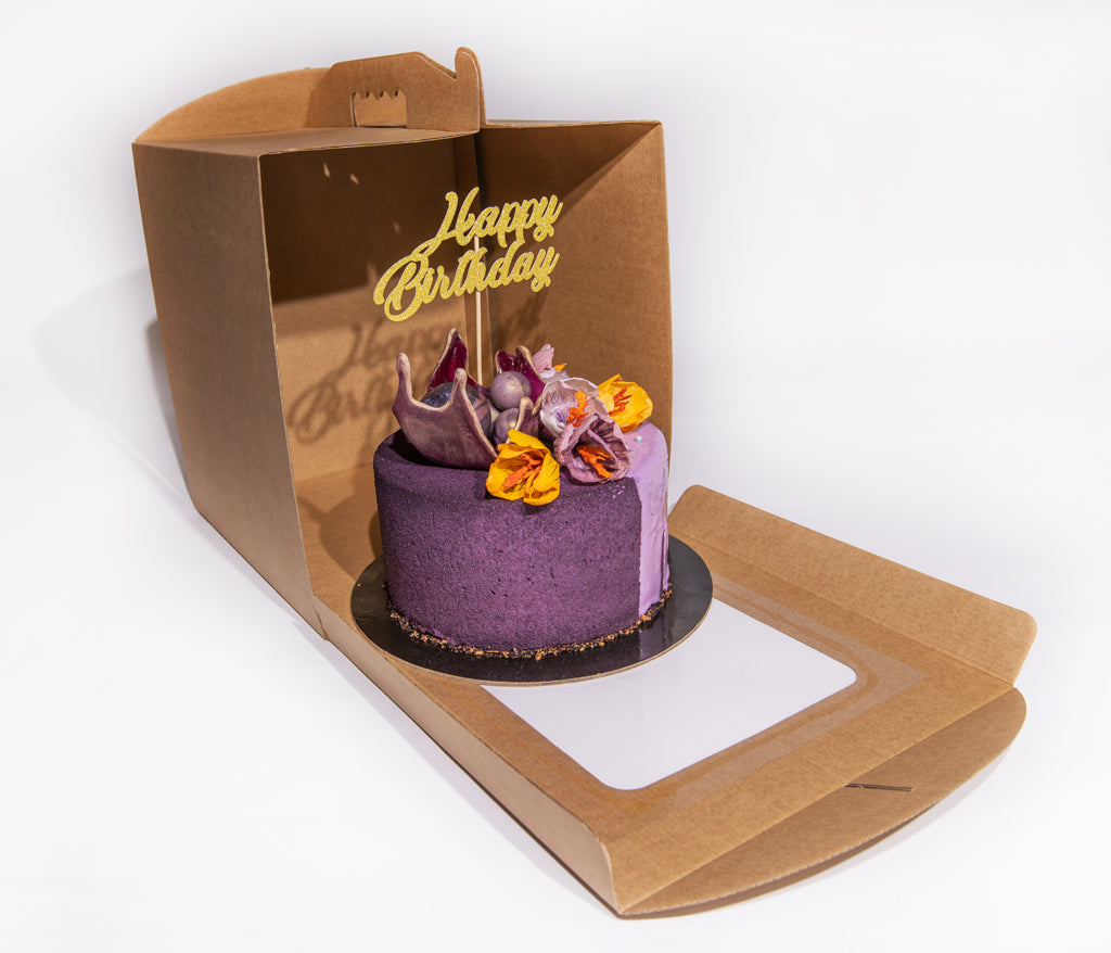 Caixa Alta c/ Janela 25x25x25 KRAFT - PACK 10UN