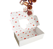 Heart-Shaped Window Box 18X9X5cm - Pack of 10