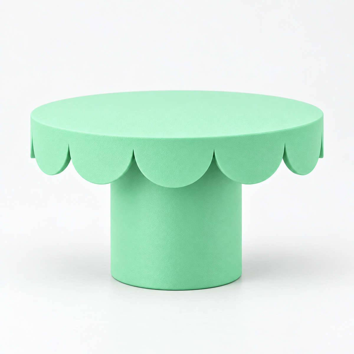 Prato de Bolo Pétala 22x14cm - Verde Menta