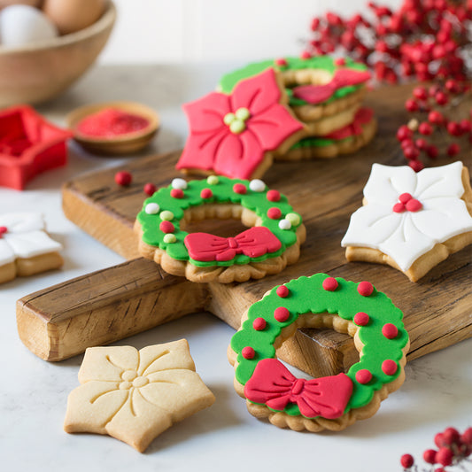 Conjunto de Cortador e Marcador de Guirlanda e Estrela de Natal