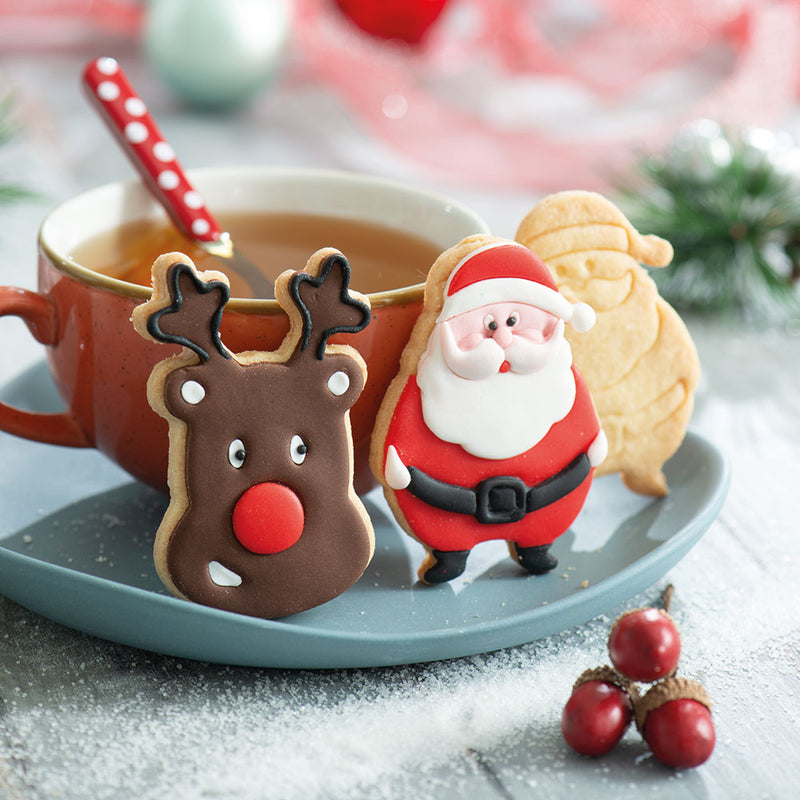 Reindeer and Santa Claus Cutter and Marker Set
