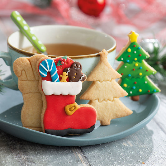 Conjunto de Cortador e Marcador de Árvore e Botas de Natal