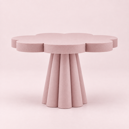 Prato de Bolo Flora 22x14cm - Rosa Velho