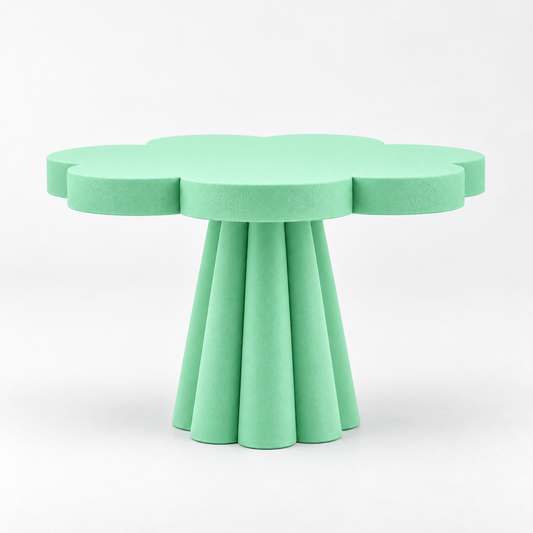 Prato de Bolo Flora 22x14cm - Verde Menta
