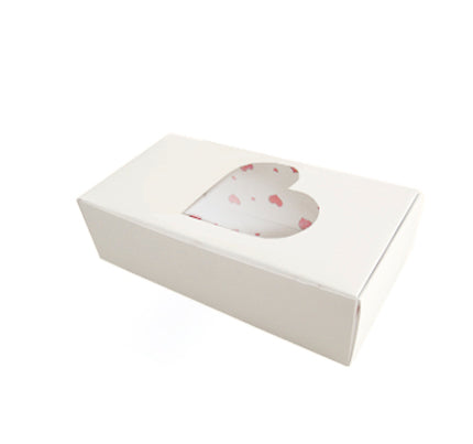 Heart-Shaped Window Box 18X9X5cm - Pack of 10