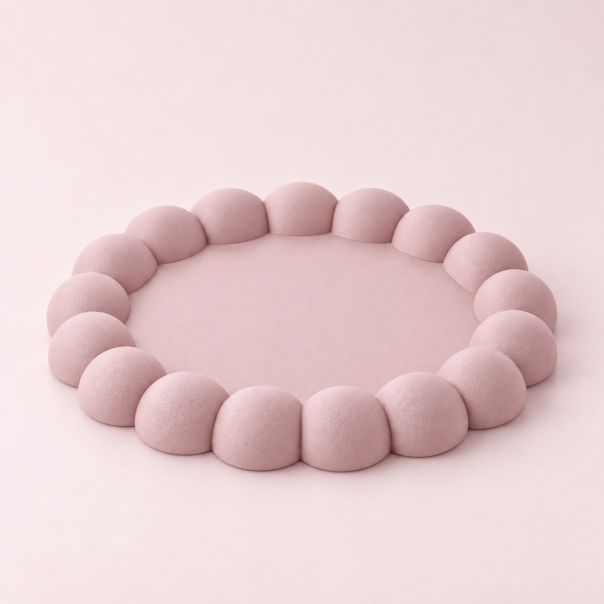 Bandeja Bubble 15cm - Rosa Velho