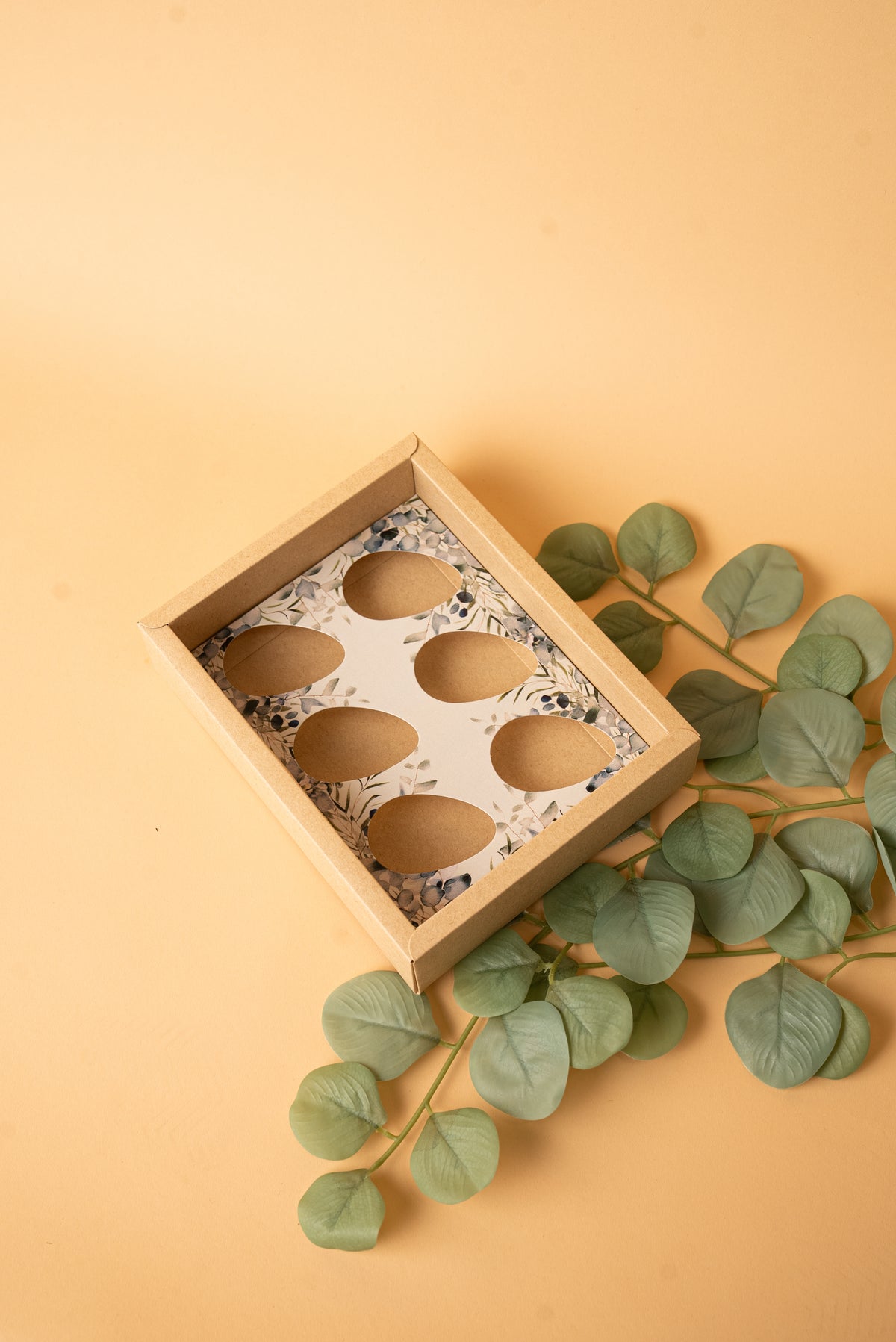 Caixa 6 Mini-Ovos 50g c/ cinta - Linha Florescer