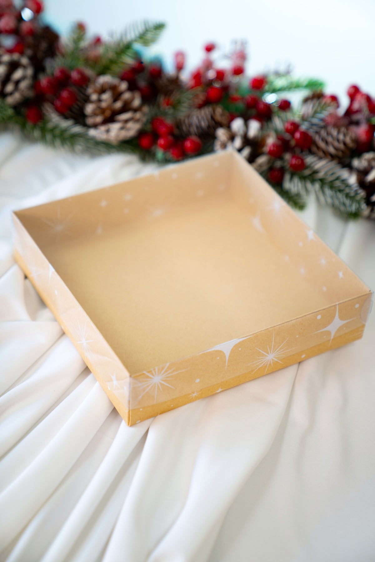 Caixa Kraft 20x20x4cm - Pack 10 un