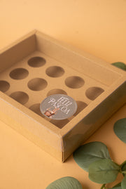 Adhesive Label 5cm - Happy Easter - 20 Units