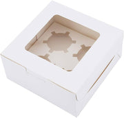 Box 16x16x7.5cm 4 Cupcakes - Pack of 4 units