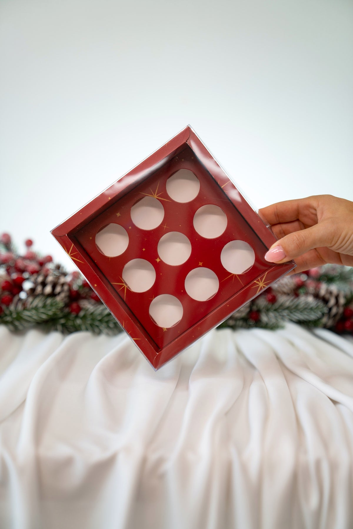 Caixa Vermelha 9 Doces - Pack 10 un