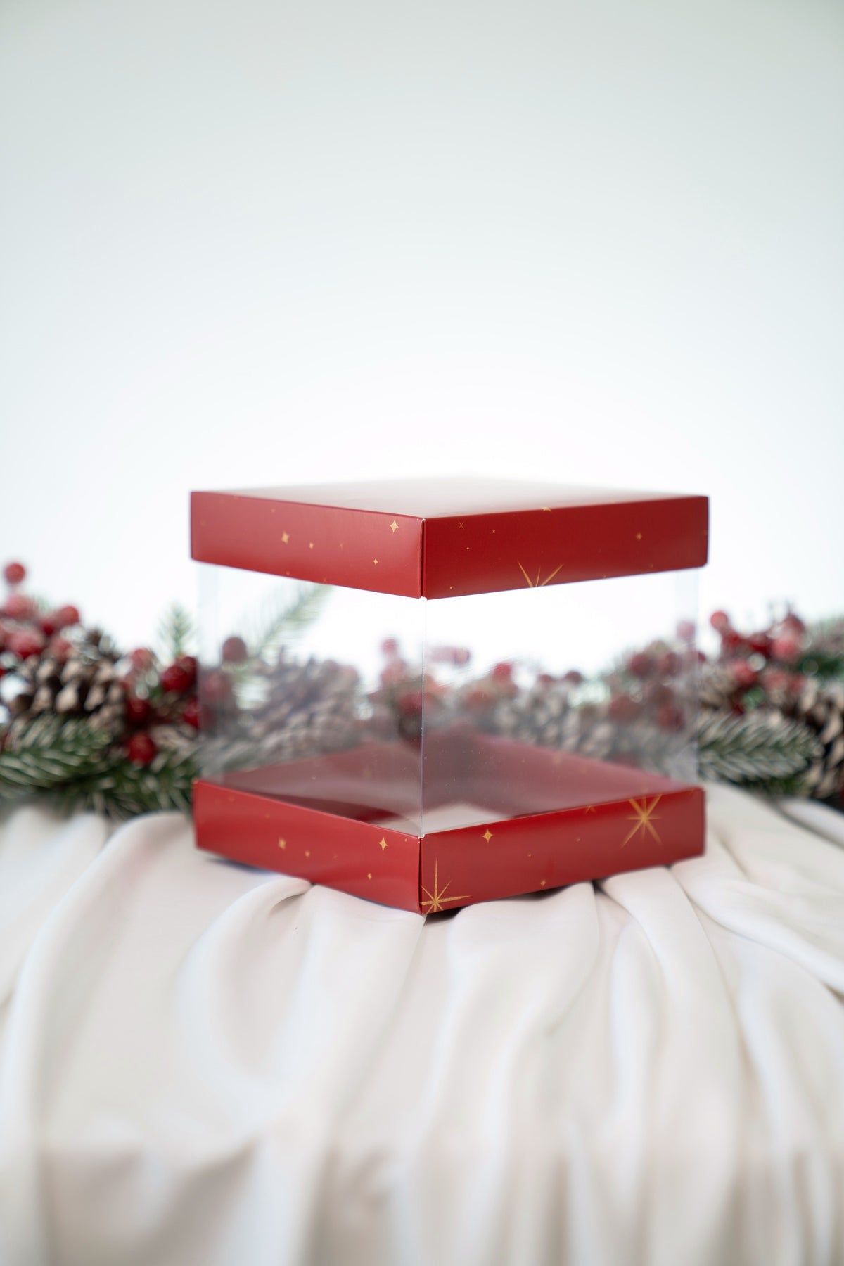 Caixa Vermelha 15x15x15cm - Pack 10 un