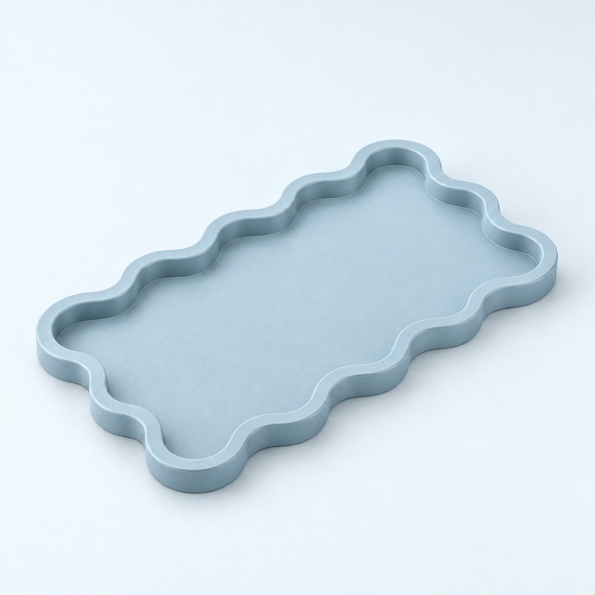 Bandeja Onda 22x13cm - Azul Bebé