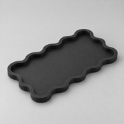 Bandeja Onda 22x13cm - Preto