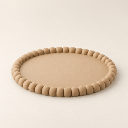 Bandeja Pérola 15cm - Bege