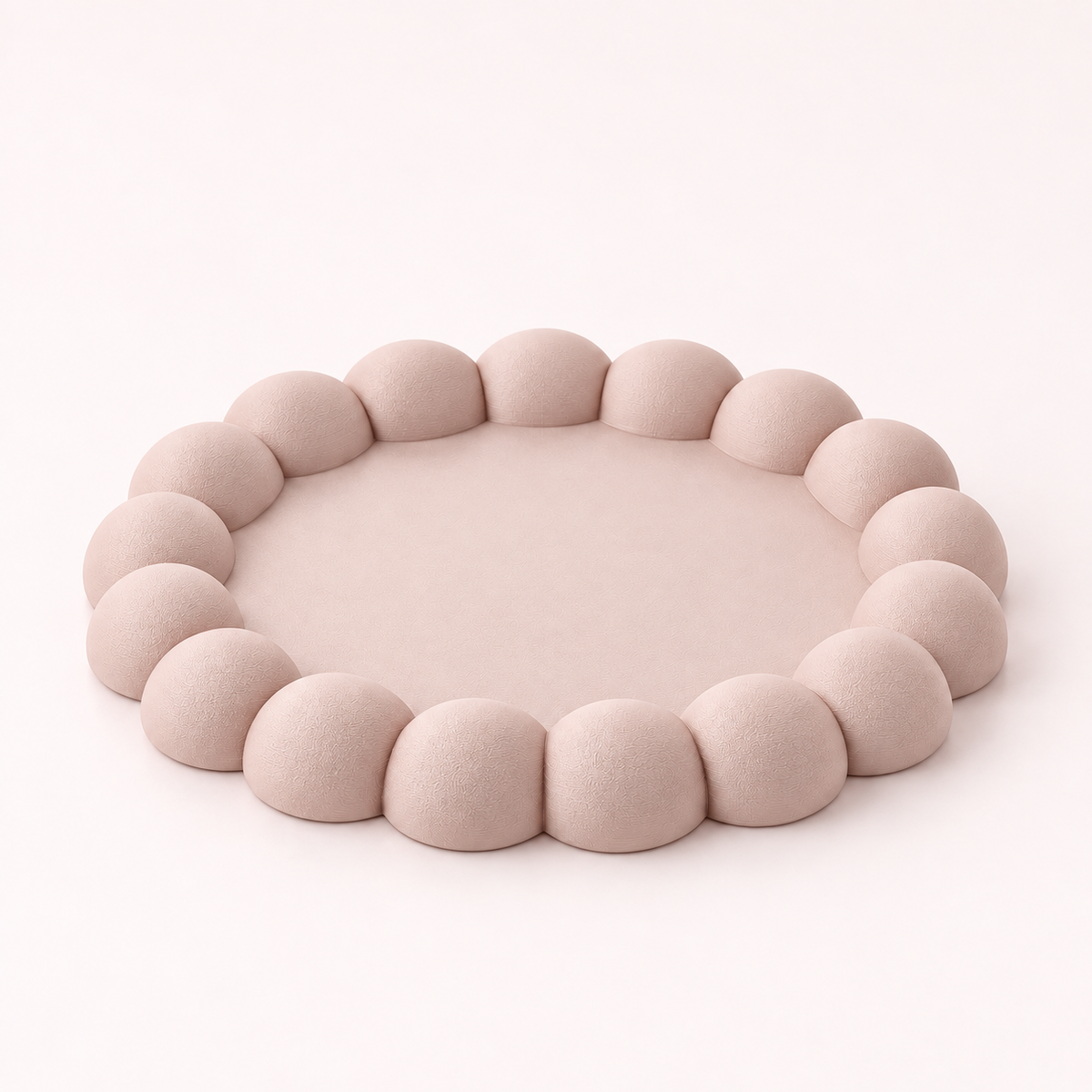 Bandeja Bubble 15cm - Rosa Bebé