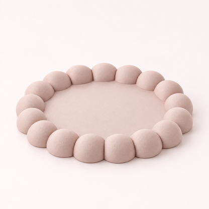 Bandeja Bubble 15cm - Rosa Bebé