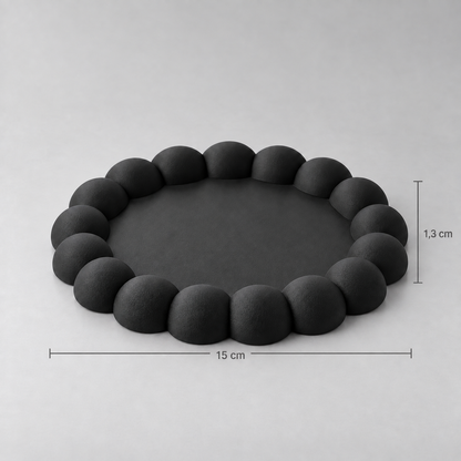 Bandeja Bubble 15cm - Preto