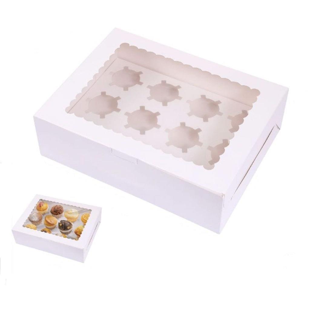 Caixa 30x23x9cm 12 Cupcakes c/2 Unidades