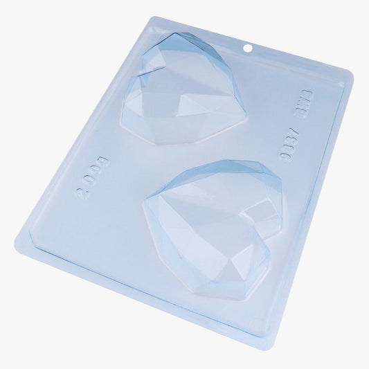 Special Faceted Heart Mold 200 gr