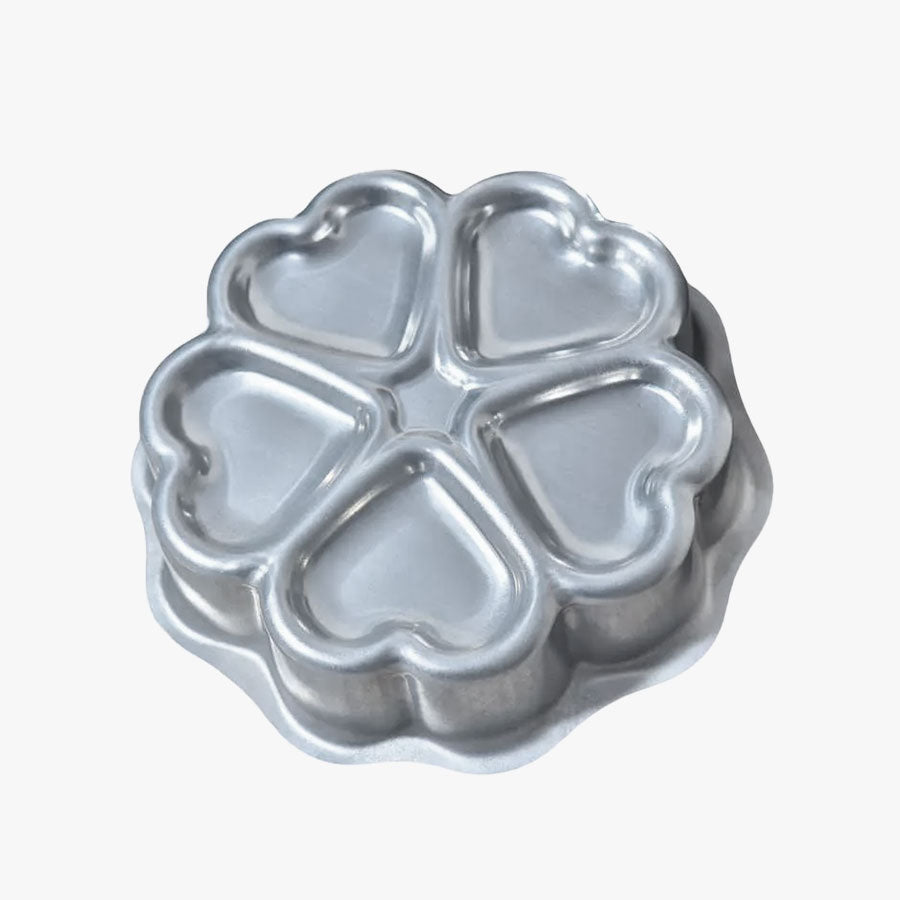 Ballerina Mold with 5 Hearts, 18x4.5cm