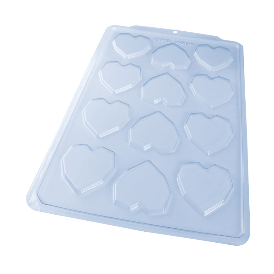 Simple Shape Small Faceted Heart