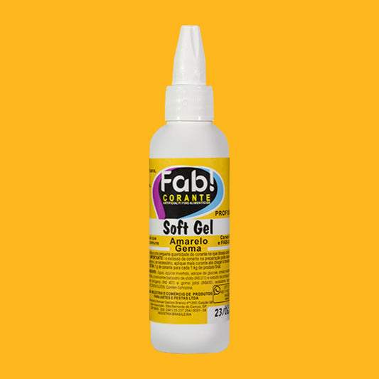 Corante SoftGel 60gr Amarelo Gema