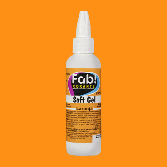 Corante SoftGel 60gr Laranja