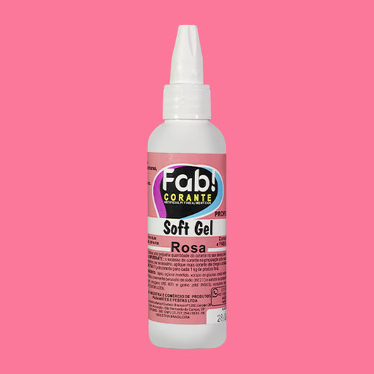 Corante SoftGel 60gr Rosa