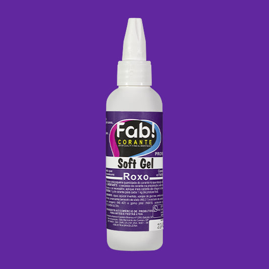 Corante SoftGel 60gr Roxo