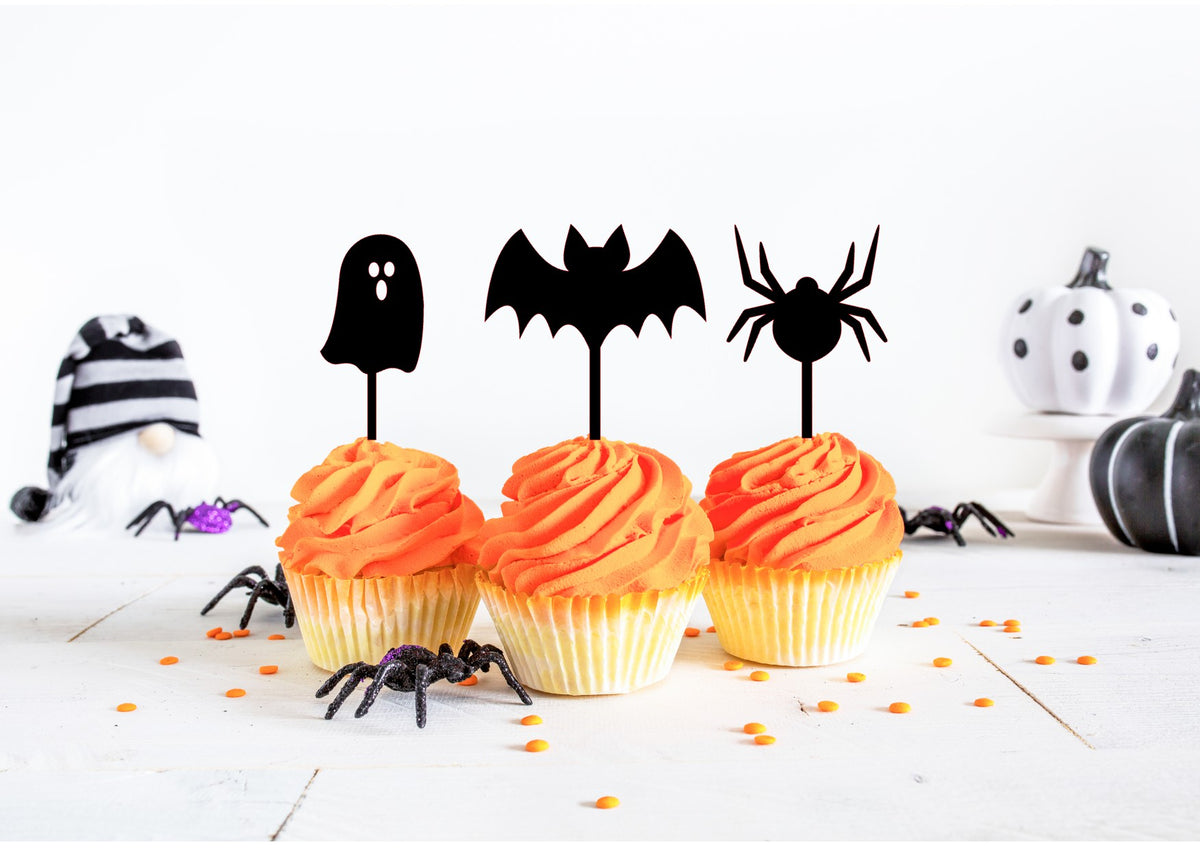 6 Spooky Cupcake Toppers