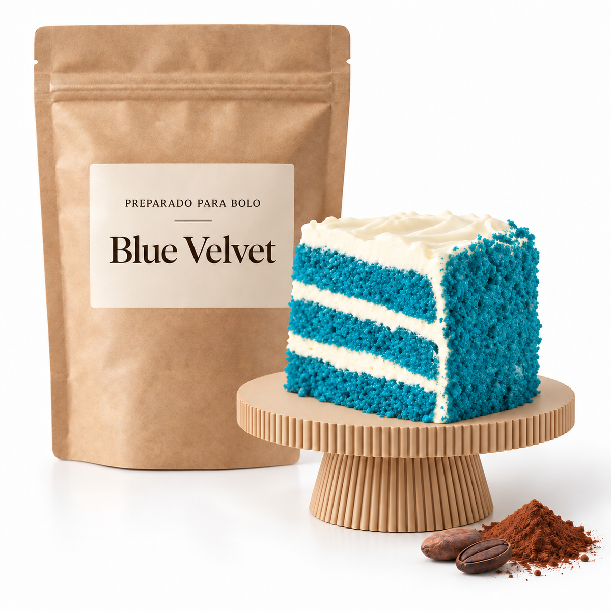Prepared Blue Velvet Cake 500g