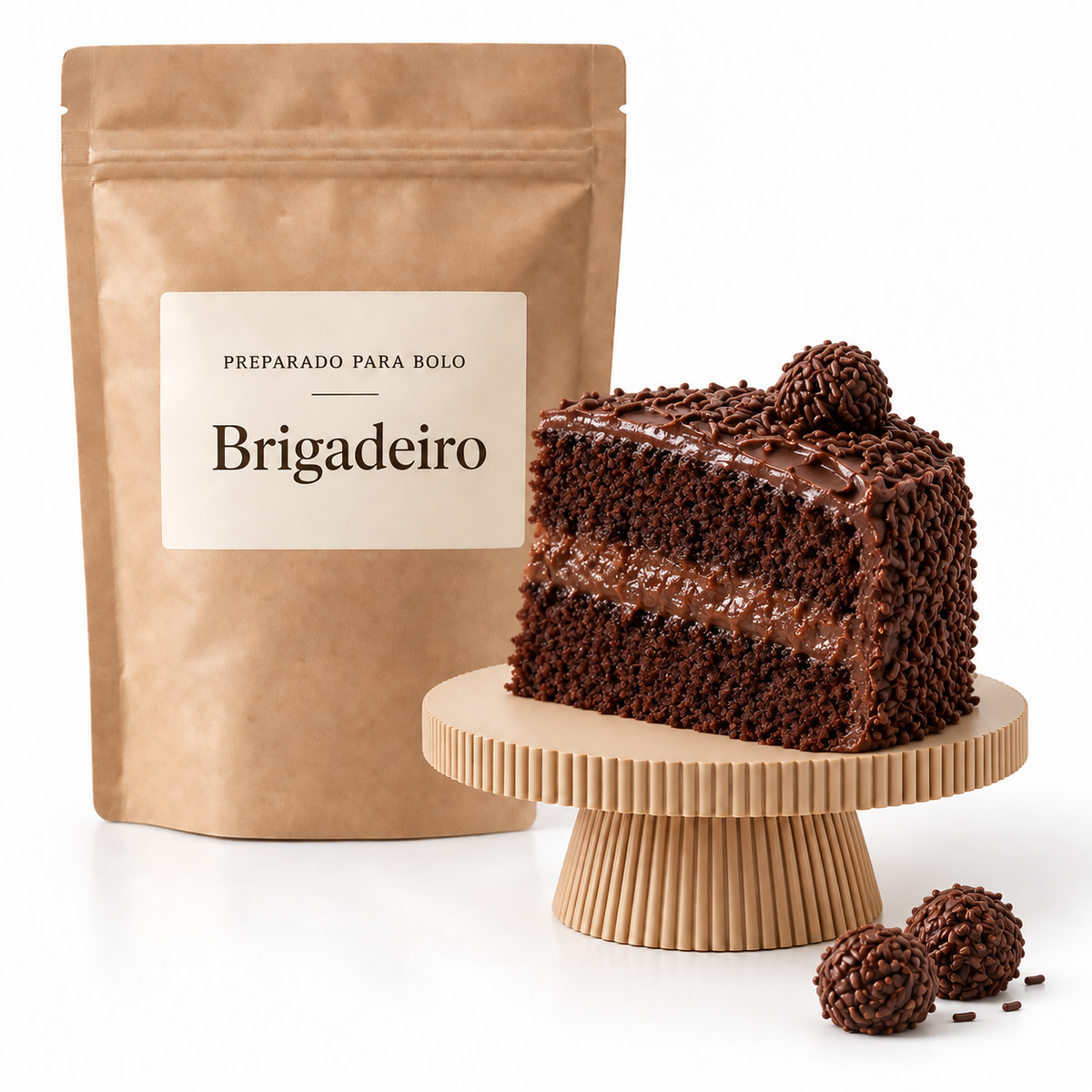 Preparado Bolo Brigadeiro 500gr